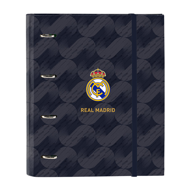 Carpeta De 4 Anillas Con Recambio De 100H Real Madrid Segunda Equipación - Safta