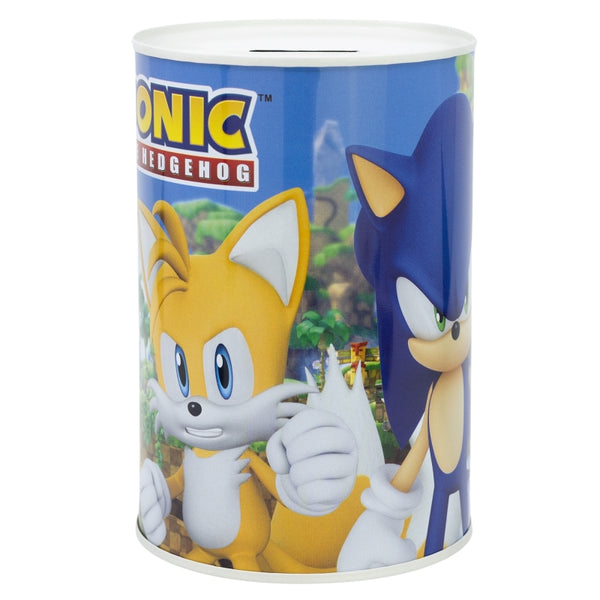 Hucha Metálica Sonic The Hedgehog - Hucha Clásica De Lata Sonic Sega - Stor