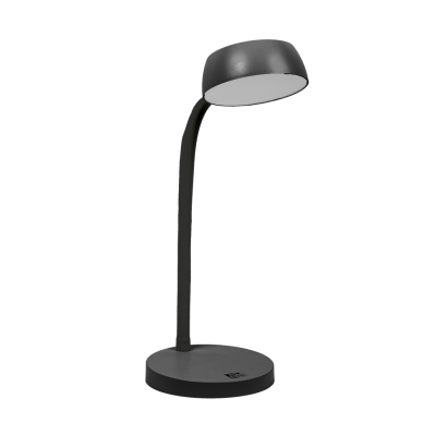Lámpara De Escritorio Led Color Negro - Flexo Para Escritorio Luz Cálida - Lámpara Flexo Para Trabajo Color Negro - Oxford
