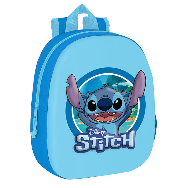 Mochila Infantil Preescolar Stitch - Mochila Escolar Primeros Años Stitch - Mochila Pequeña Guardería Infantil Stitch - Safta