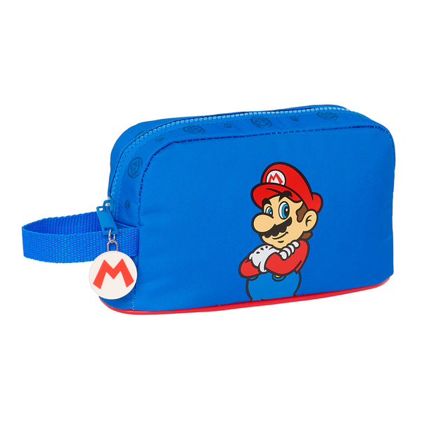 Portameriendas Isotérmico Super Mario Bros Nintendo Rojo Azul - Portadesayunos Mario Bross - Portameriendas Portadesayunos Azul Rojo Nintendo Mario Bross - Safta