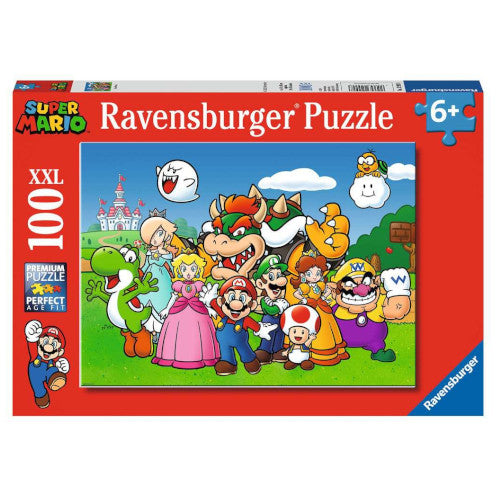 Puzzle Super Mario Personajes 100 Piezas XXL - Puzzle Super Mario Personajes Nintendo 100 Fichas - Ravensburger