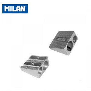 Afilalapiz / Sacapuntas Doble De Aluminio Milán Metálico