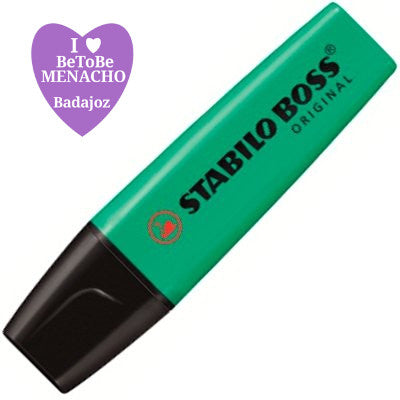 Stabilo Boss Original Verde / Turquesa Fluorescente