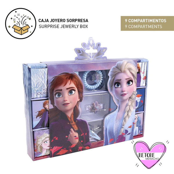 Caja Joyero Sorpresa Fozen 2  Elsa y Anna