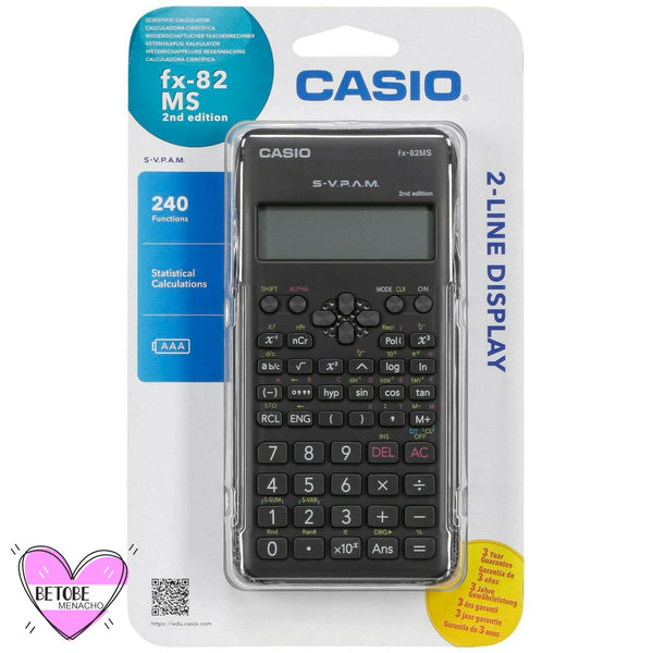 Calculadora Casio Fx-82 Segunda Edición - Calculadora Científica - Casio