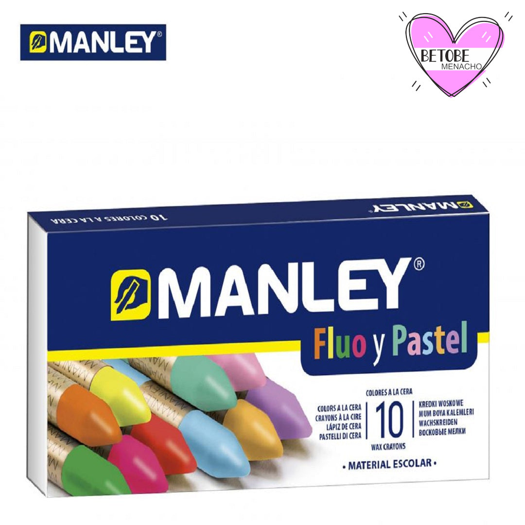 Ceras Blandas Manley Fluor y Pastel ( 10 Colores ) – Be To Be Menacho