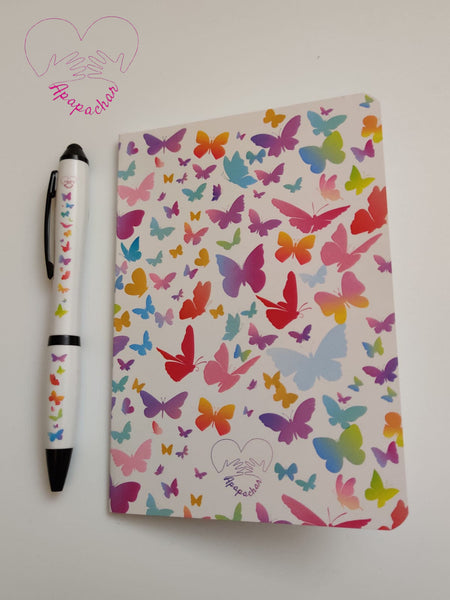 Bolígrafo para tablet y libreta "Butterflies of Colorinchis"