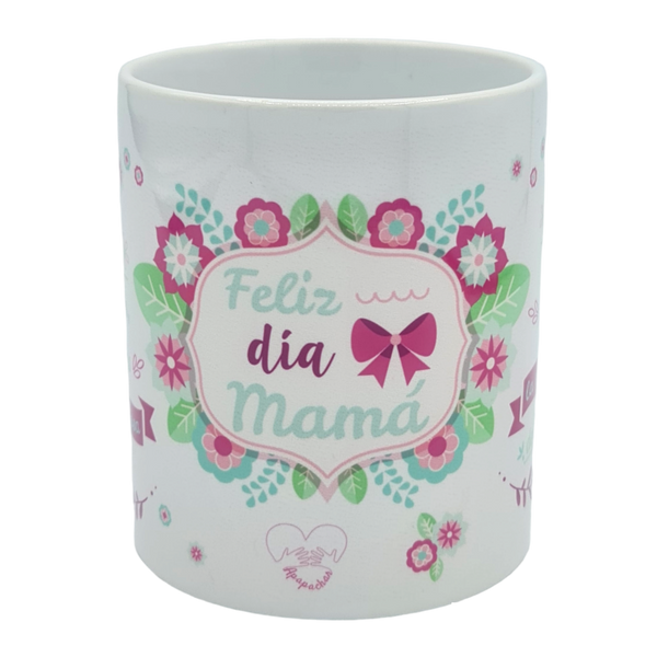 Taza Feliz Día Mamá - La Mas Hermosa de las Rosas