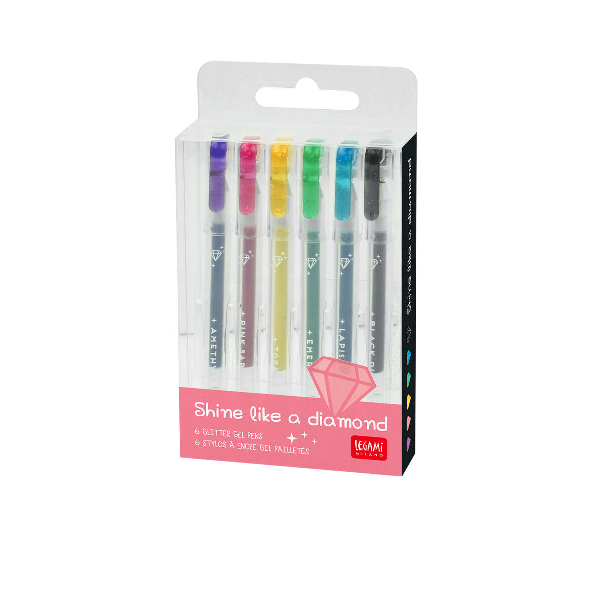 Bolígrafos Mini De Gel Con Purpurina 6 Colores – Be To Be Menacho