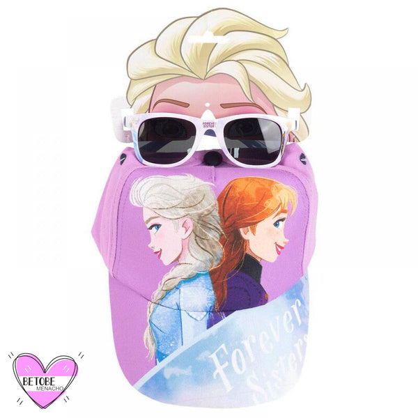 Gorra Infantil + Gafas De Sol Frozen II