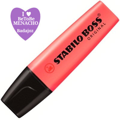 Stabilo Boss Original Rojo Fluorescente