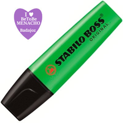 Stabilo Boss Original Verde Fluorescente
