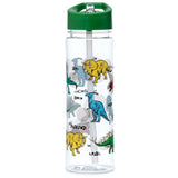 Botella de Agua Inastillable con Pajita y Asa Dinosaurios Dinosauria 550 ml - PK
