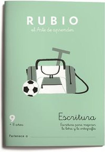 Cuaderno De Escritura Nº9 + 8 Años - Rubio