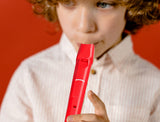Flauta Escolar Hohner Roja Con Funda Y Limpiador - Flauta Dulce