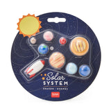 Set De 9 Gomas Solar System - Gomas Sistema Solar Miniatura - Legami