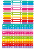 Hojas Para Personalizar Señalizar Apuntes 2 Hojas De Stikers - Oxford