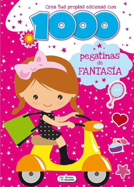 Crea Tus Propias Escenas Con 1000 Pegatinas De Fantasía - Ediciones Saldaña