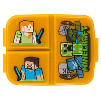 Sandwichera Fiambrera Múltiple MineCraft Lonchera Tupper Tres Compartimentos - Stor