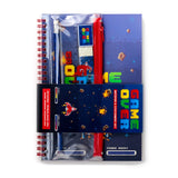 Set De Papelería Libreta de Anillas y Estuche con 6 Artículos de Papelería Game Over - PK