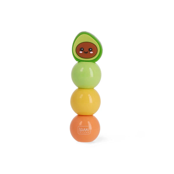 Marcadores Subrayadores 3 en 1 - 3 Is Better Than 1s Aguacate Colores Pastel - Legami