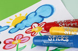 Témpera En Barra Pack De 12 Colores Témperas Sólidas Sticks - Apli