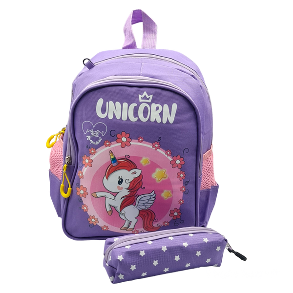Mochila Infantil Preescolar Unicornio Estuche Be To Be Menacho