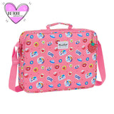 Maletín Extraescolar Portadocumentos Bandolera BLACKFIT8 "CUTE" - Safta