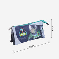 Estuche / Portatodo De Tres Compartimentos Buzz Lightyear