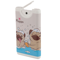 Spray Hidroalcohólico Higienizante de Manos Rellenable - Perro Pug Carlino