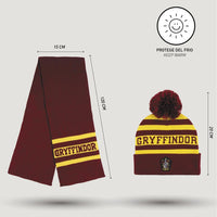 Set Conjunto De Tres Piezas Harry Potter (Gorro+Guantes+Bufanda)